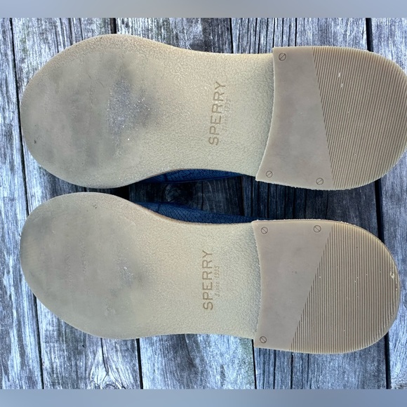 Sperry Blue Leather Loafers Women’s Size 6.5 - Picture 10 of 10